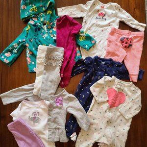 3 Month baby girl Carter's fall winter outfits
